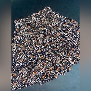 Japna floral flowy mini skirt XS